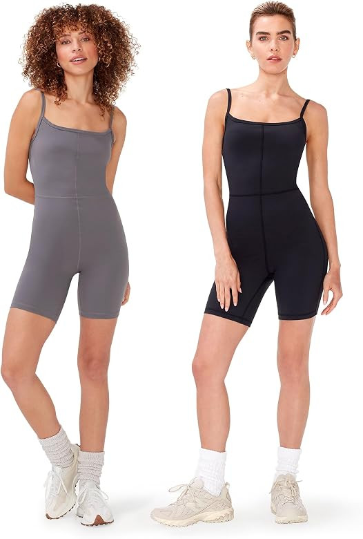 KUT & SO Workout Romper – One Piece Bodysuit with 7” Inseam Shorts – Premium Butter Knit Ac... | Amazon (US)