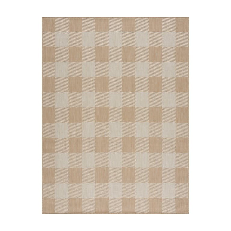 CAMILSON Outdoor Rug - 7'10" X 10'0" Buffalo Plaid Rugs for Indoor and Outdoor Patios, Checkered ... | Walmart (US)