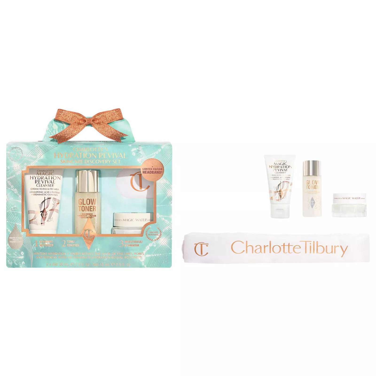 Charlotte Tilbury CHARLOTTE'S HYDRATION REVIVAL SKINCARE DISCOVERY SET, Size: 9.02 Oz, None | Kohl's