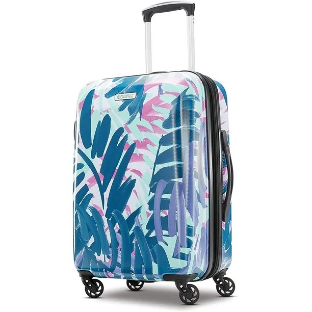 American Tourister Moonlight Hardside Expandable Luggage with Spinner Wheels, Palm Trees, Checked... | Walmart (US)