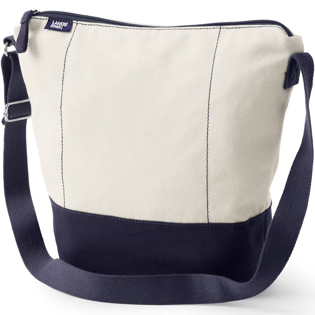 Lands' End Lightweight Canvas Hobo Shoulder Crossbody Tote Bag | Target