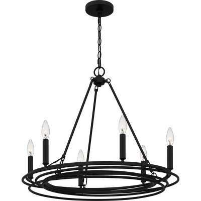 Calliope 6-Light Matte Black Chandelier | Target