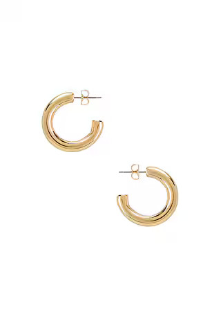 Five and Two Harper Chunky Hoop Earrings in Gold from Revolve.com | Revolve Clothing (Global)