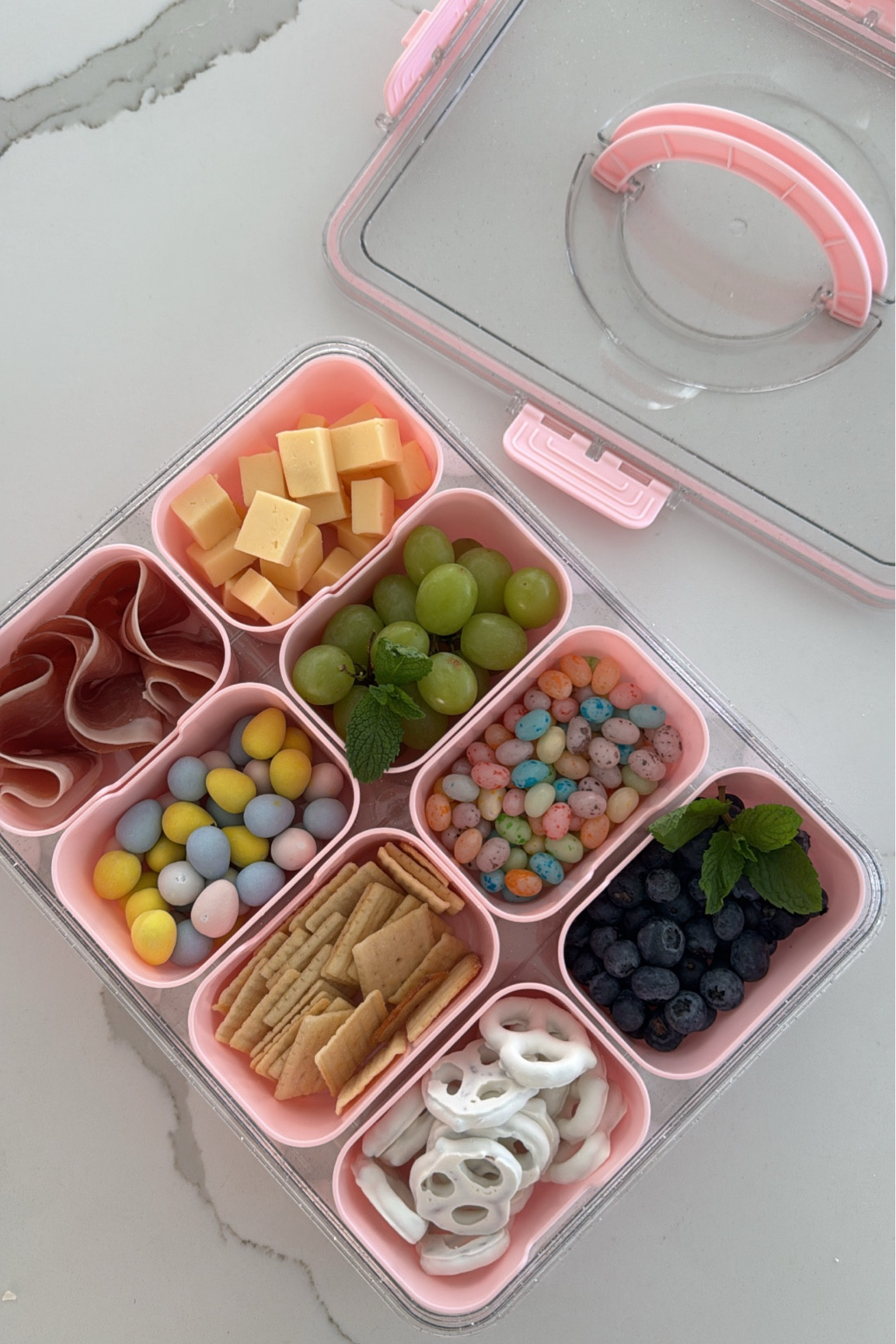 Colored snack boxes! Great for on the go snacking for adults + kids. Take in the car, on an airplane, road trip… 

#LTKFindsUnder50 #LTKKids #LTKFamily