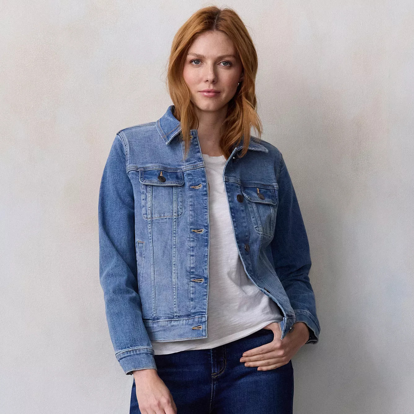 Women's LC Lauren Conrad Core Denim Jacket | Kohl's