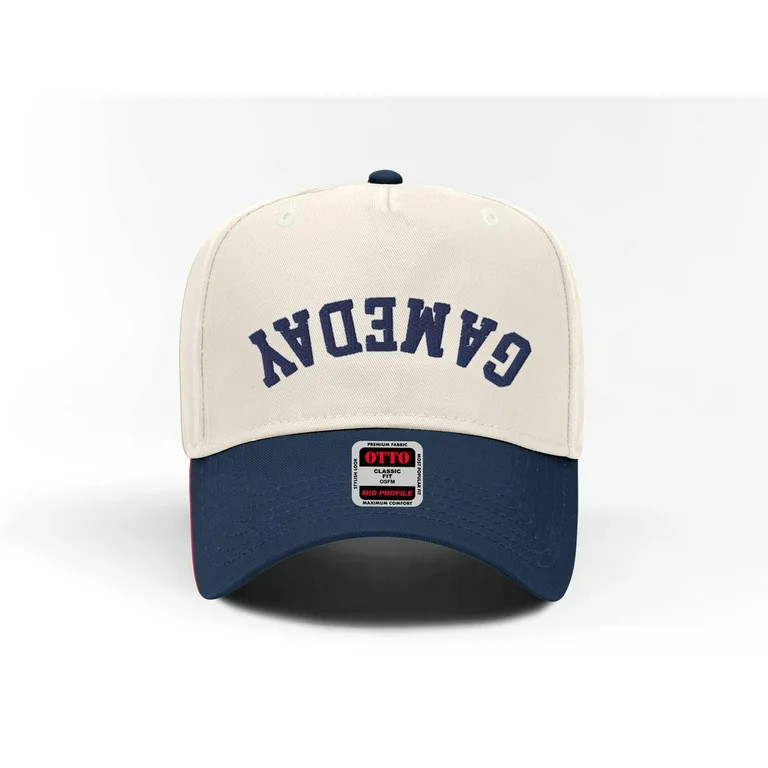 Game Day Hat Upside Down Two Tone Hat for Game Day Football Snapback Gift for Football Fan Trucke... | Walmart (US)