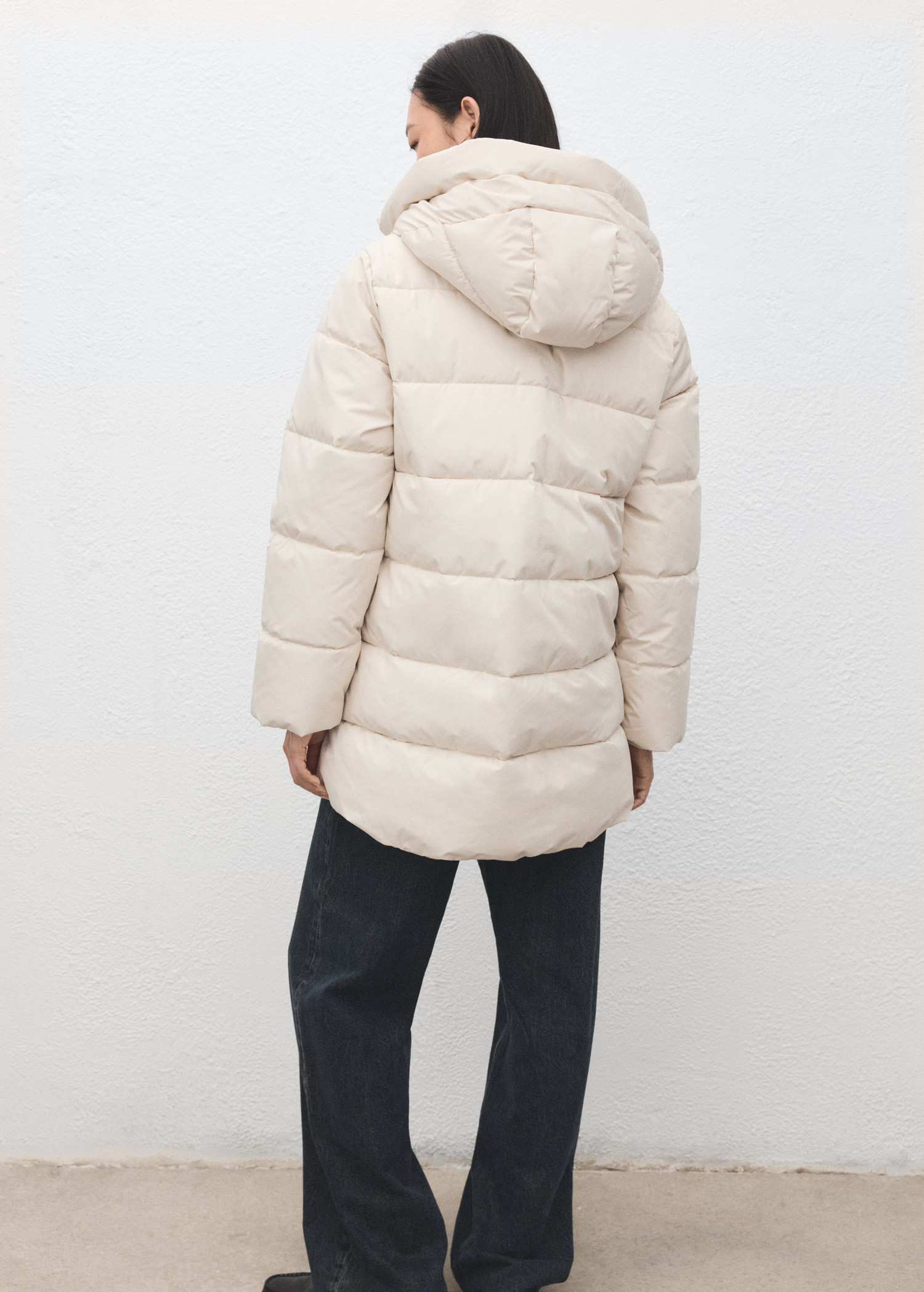 Hood puffer coat - Women | MANGO USA | Mango (US/MX/AU)