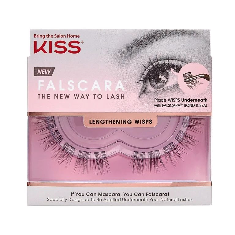KISS Falscara Lashes, False Eyelashes -Lifting Wisps 01 - Walmart.com | Walmart (US)