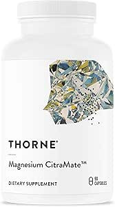 Thorne Magnesium CitraMate - Magnesium Supplement with Citrate-Malate - Support Heart, Skeletal M... | Amazon (US)
