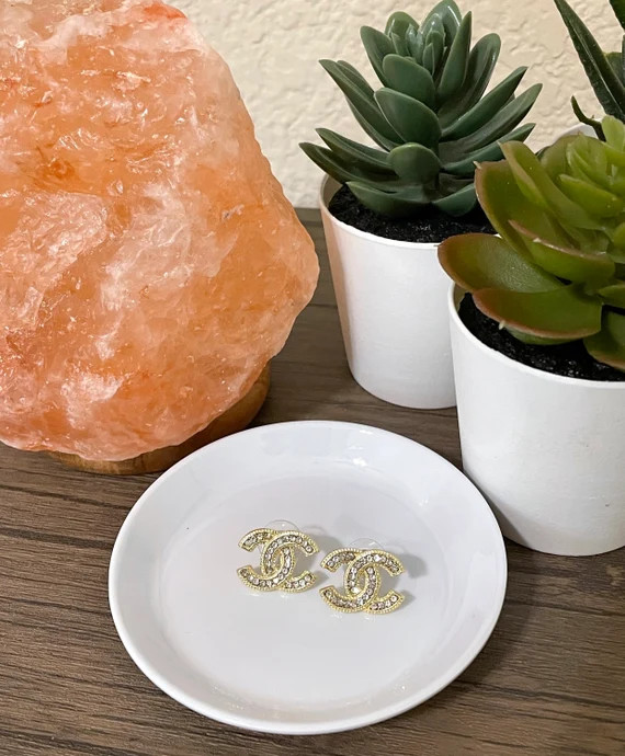 Statement studs  designer inspired  | Etsy | Etsy (US)