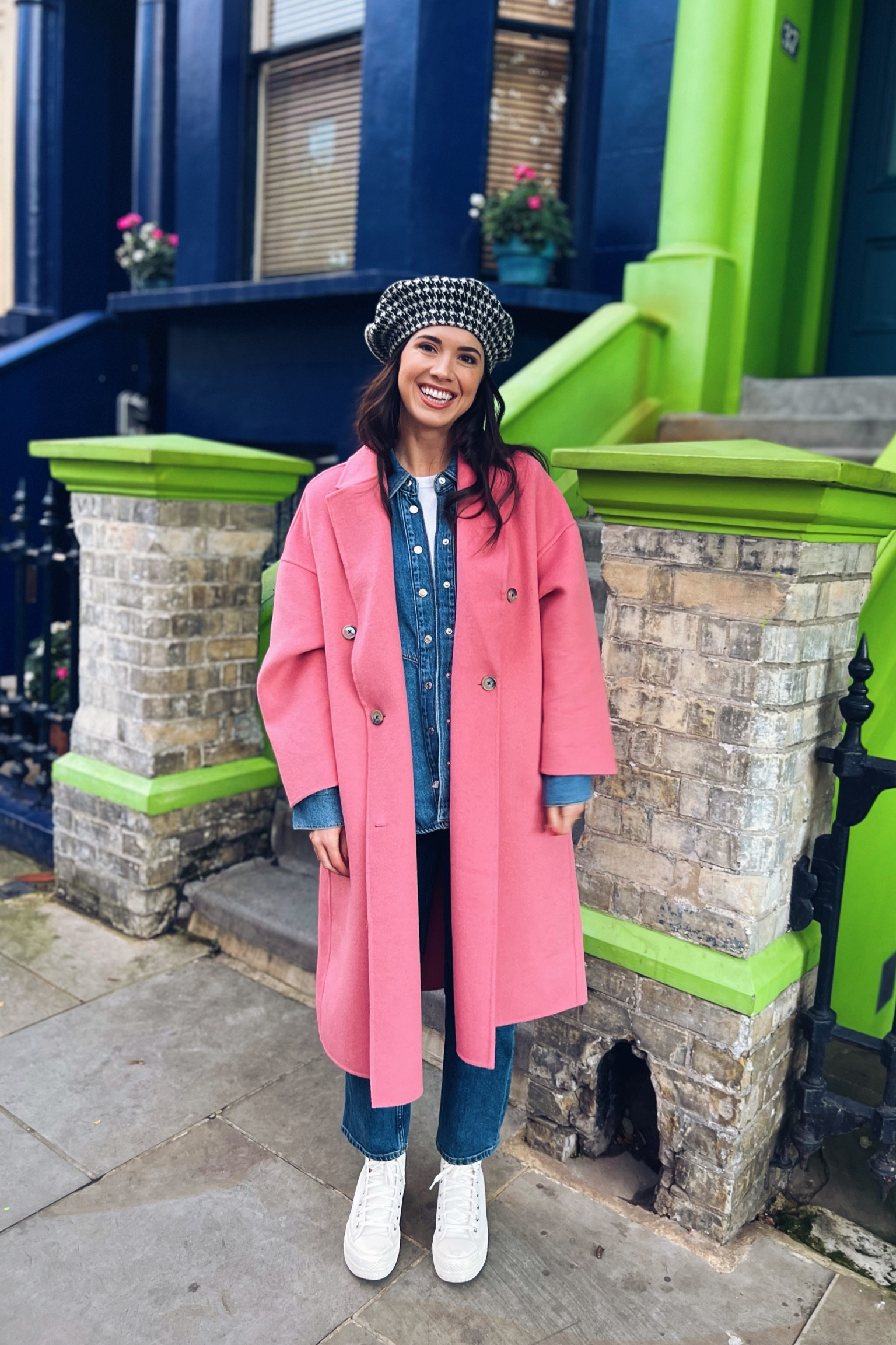 Pink coat outfit 

#LTKstyletip #LTKSeasonal #LTKunder100