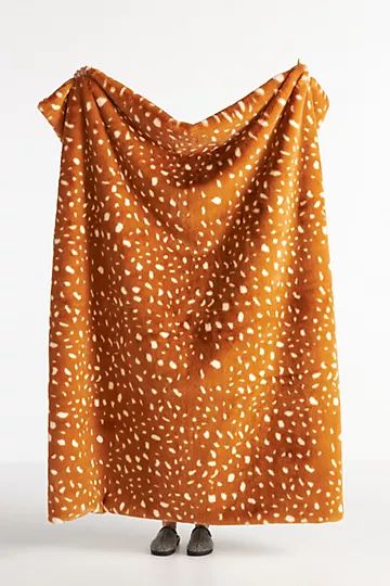 Sophie Faux Fur Throw Blanket | Anthropologie (US)