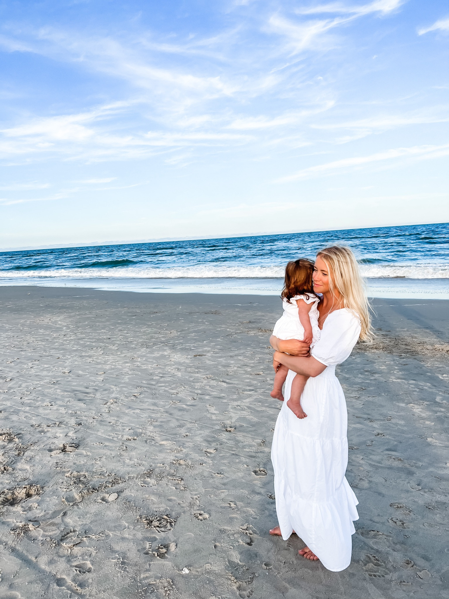 No such thing as too many white summer dresses 🤍🇺🇸 This one is Faithfull the Brand (sold out) but I linked a ton of other options I love. And a $12 must have for your little lady this summer. 

#LTKStyleTip #LTKFamily #LTKSeasonal
