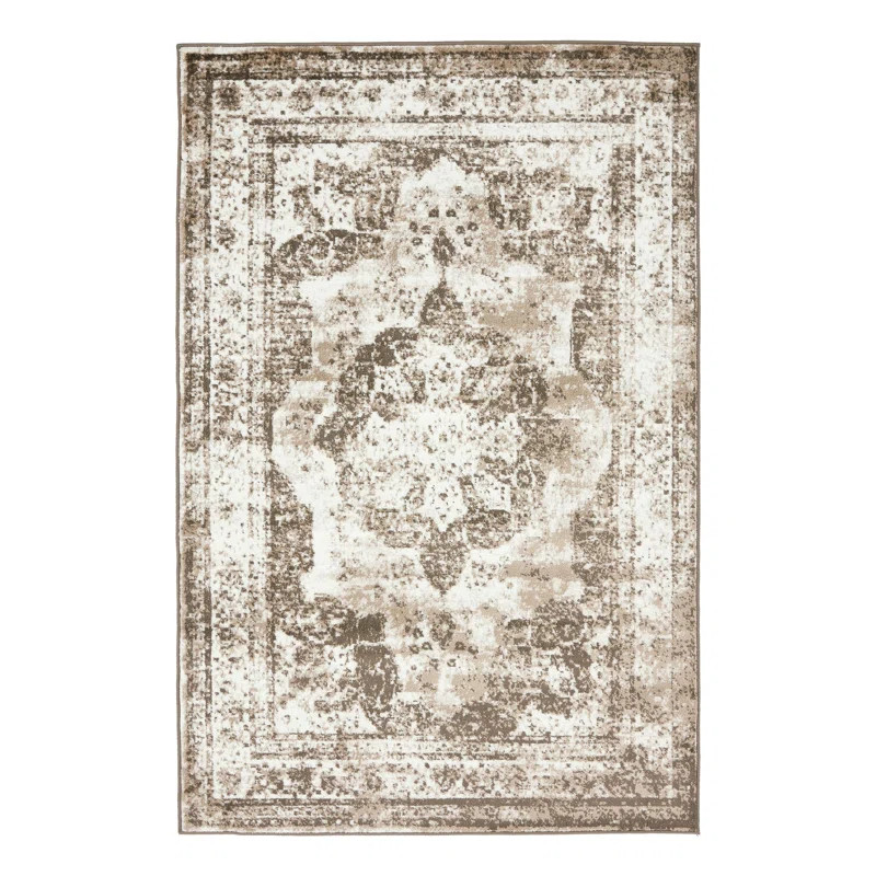 Brandt Oriental Area Rug in Beige | Wayfair North America