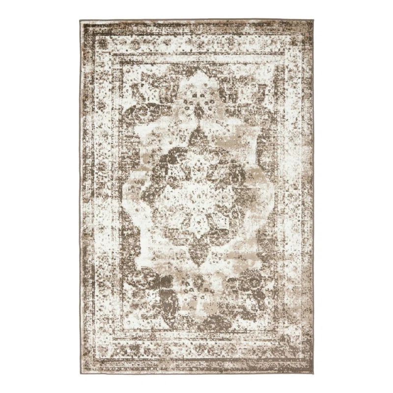 Brandt Oriental Area Rug in Beige | Wayfair North America