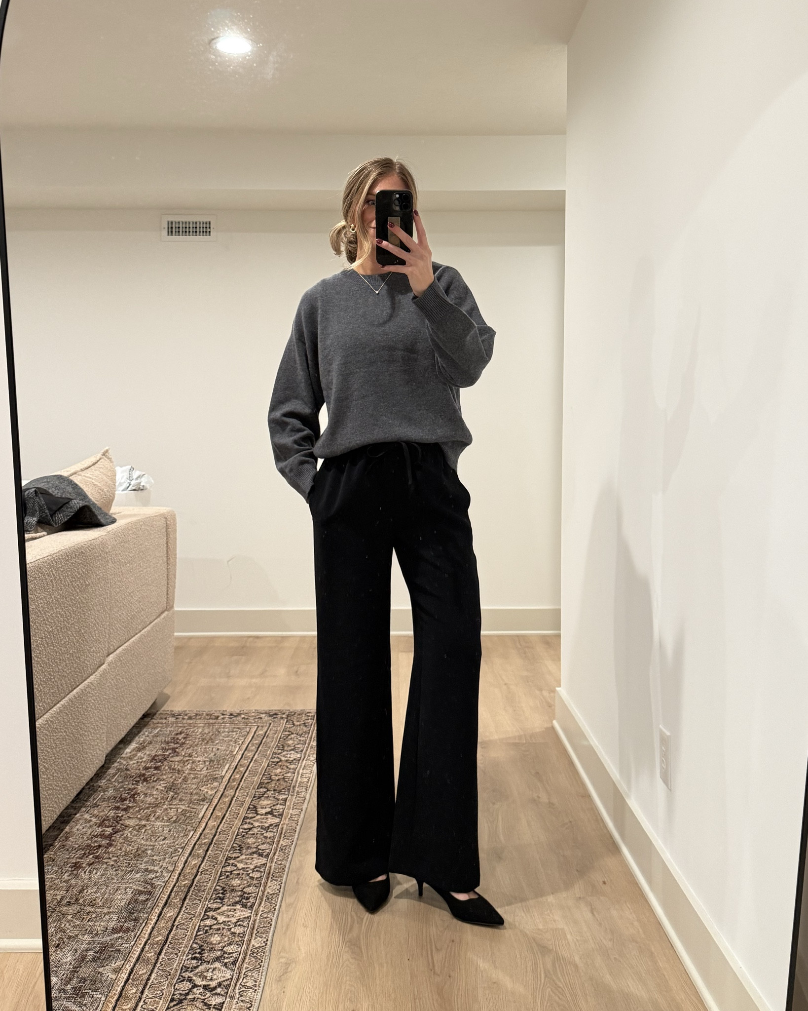 New York City during the holidays outfit ideas. 
Sizing: 
Joggers:Medium Tall  for bump
All tops: medium
Coats: Medium to layer thick sweaters (camel coat now comes in tall sizes!!!)
Drawstring pants: medium tall for bump! Made of a material that is almost impossible to wrinkle. I’ve had mine for over a year and I may have ironed them once!
Leggings: medium for bump
Jeans: run bigger.  Wearing 28 for bump

Holiday travel outfits, lounge set, wool coal, aritzia, Christmas outfit, New York City outfits, tall girl friendly, bump friendly, tall sizes


#LTKTravel #LTKHoliday #LTKTall