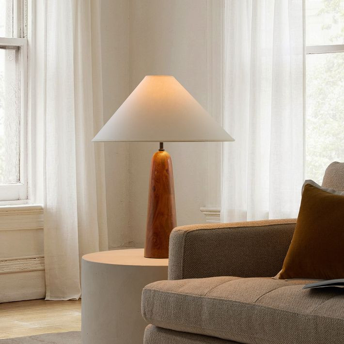 Louis Wood Table Lamp (17") | West Elm (US)