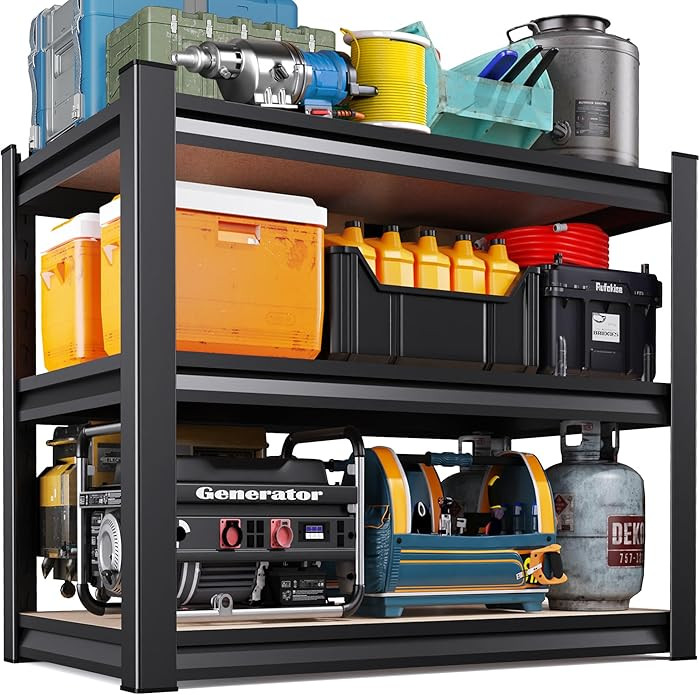 AOAORRG Garage Shelving Heavy Duty Storage Shelves, Metal Adjustable Shelving Unit, Utility Garag... | Amazon (US)