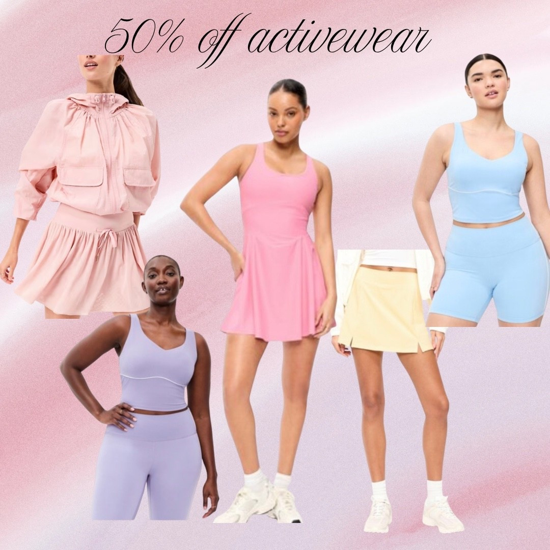 50% off activewear for the family! Love the pastels #oldnavy #matchingset #twopieceset #spring #activewear 

#LTKSeasonal #LTKSpringSale #LTKOver40
