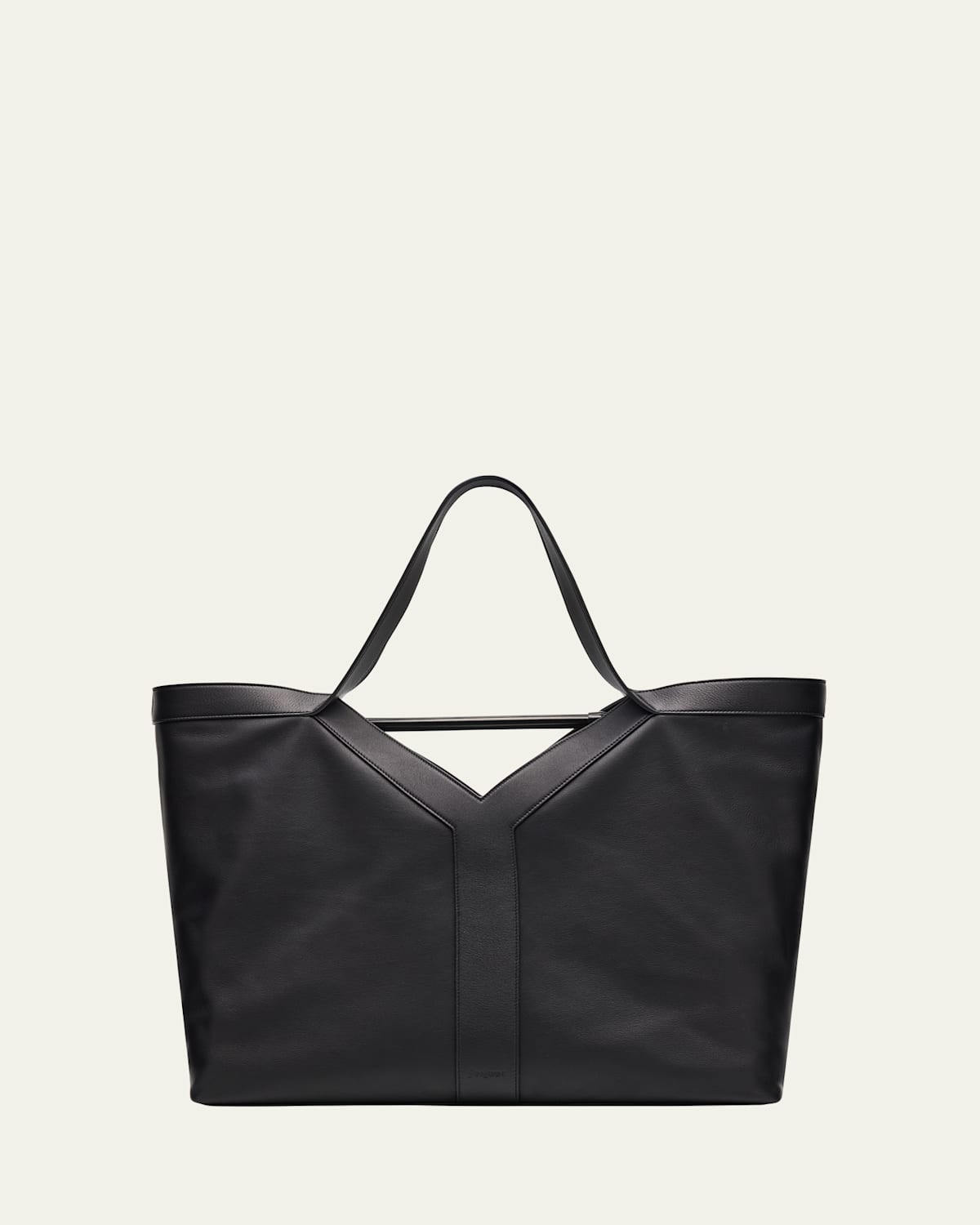 Men's Giant Y Grainy Leather Tote Bag | Bergdorf Goodman