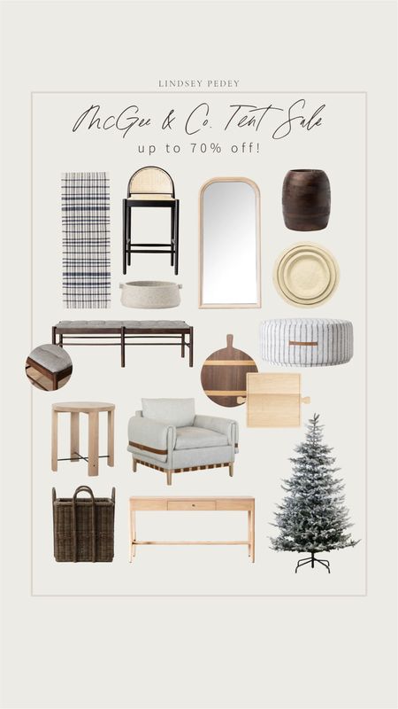 McGee & Co. tent sale! Up to 70% off! 

Accent chair, side table, floor mirror, counter stool, rug, runner, tree, basket, console table, vase, bread board, ottoman, bench, sale, clearance, affordable finds, studio McGee 

#LTKhome #LTKsalealert #LTKunder50