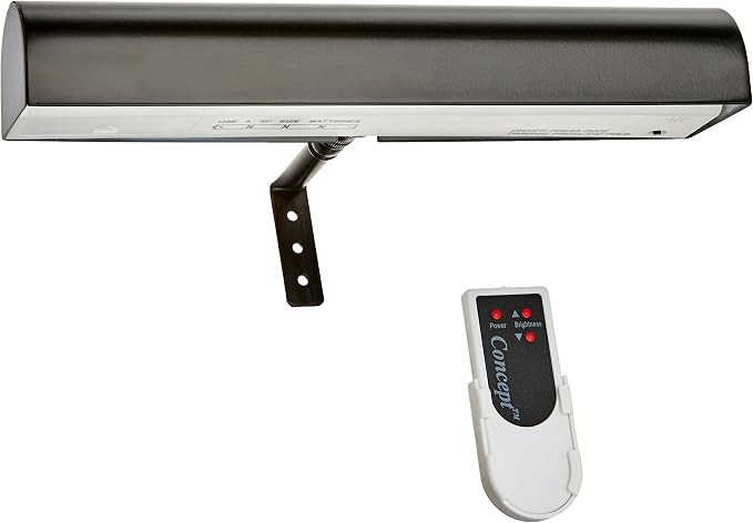 Concept Lighting 103L Cordless LED Picture Light, 11.5-Inch, Black | Amazon (US)
