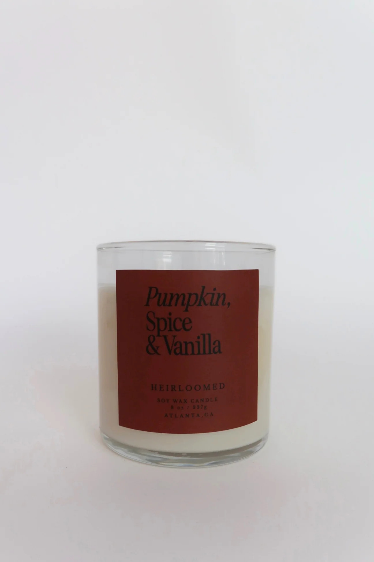 Pumpkin Spice and Vanilla Candle | THELIFESTYLEDCO