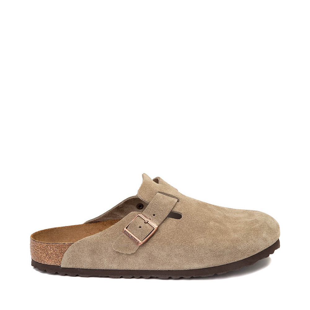 Womens Birkenstock Boston Soft Footbed Clog - Taupe | Journeys