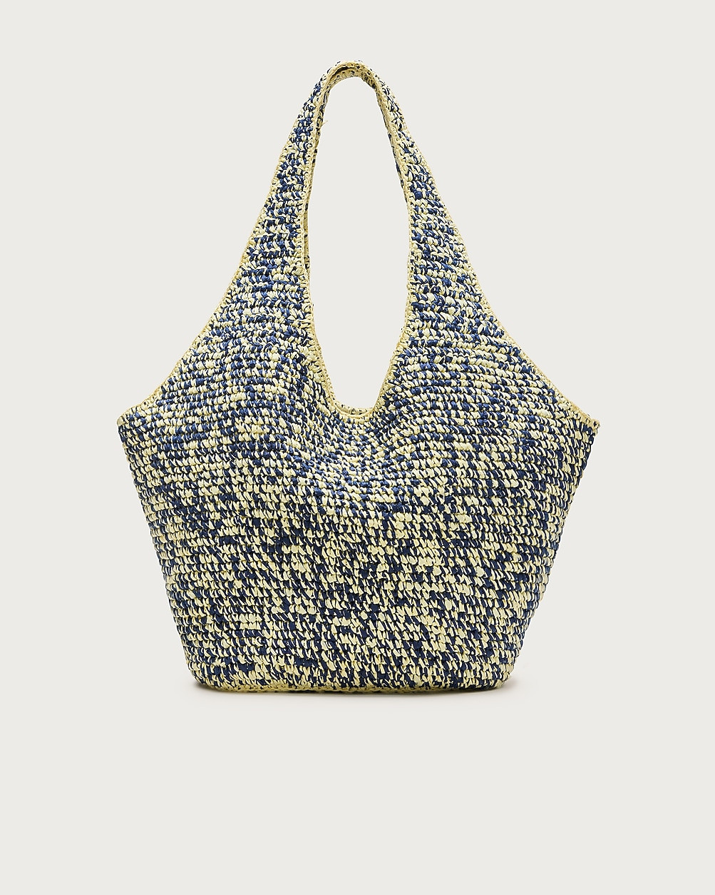 Large handwoven tote in marled straw | J. Crew US