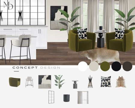 Kitchen Nook/Sitting Area Concept Design

#LTKhome