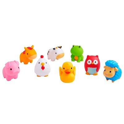 Munchkin Farm Squirts Bath Toy 8pk: Educational Animal Learning, Fun Plastic Toys | Target