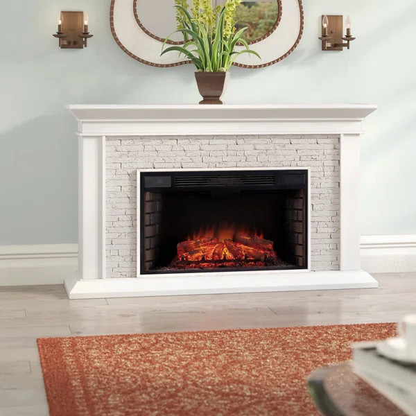 Marquette 60.25'' W Electric Fireplace | Wayfair North America