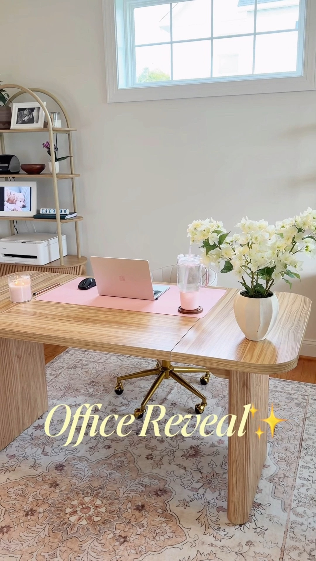 Finally almost fined the office still missing a few things but ready to share!

#LTKvlog #LTKHome #LTKSaleAlert