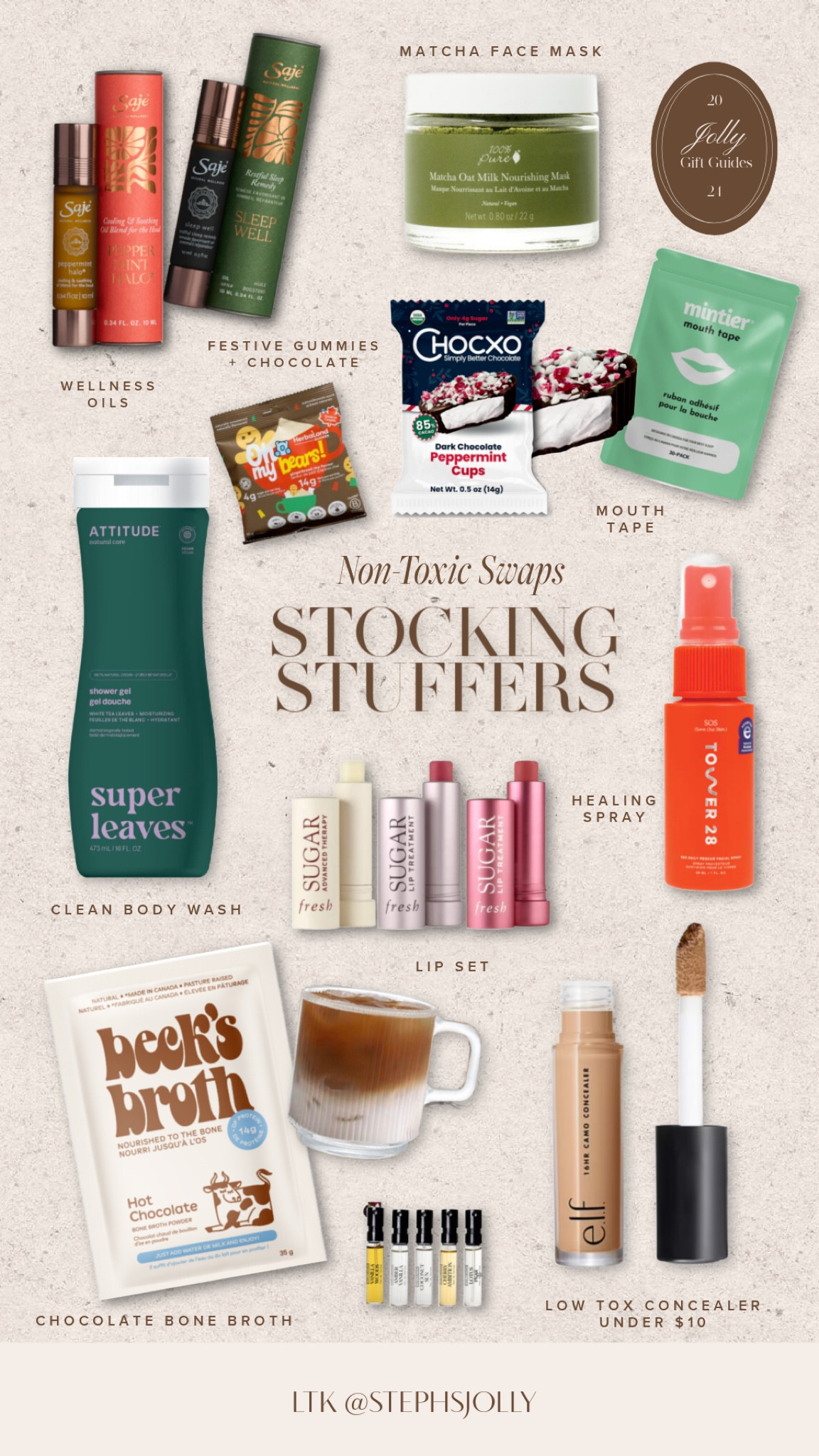 Non-Toxic Swaps for Classic Stocking Stuffers: clean beauty, festive treats, mouth tape, wellness oils & more ideas! 

#LTKHoliday #LTKGiftGuide #LTKSeasonal