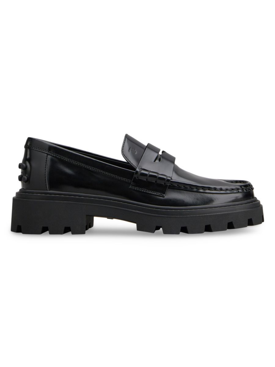 Tod's


Gomma Pesante Leather Lug-Sole Penny Loafers



4.7 out of 5 Customer Rating | Saks Fifth Avenue
