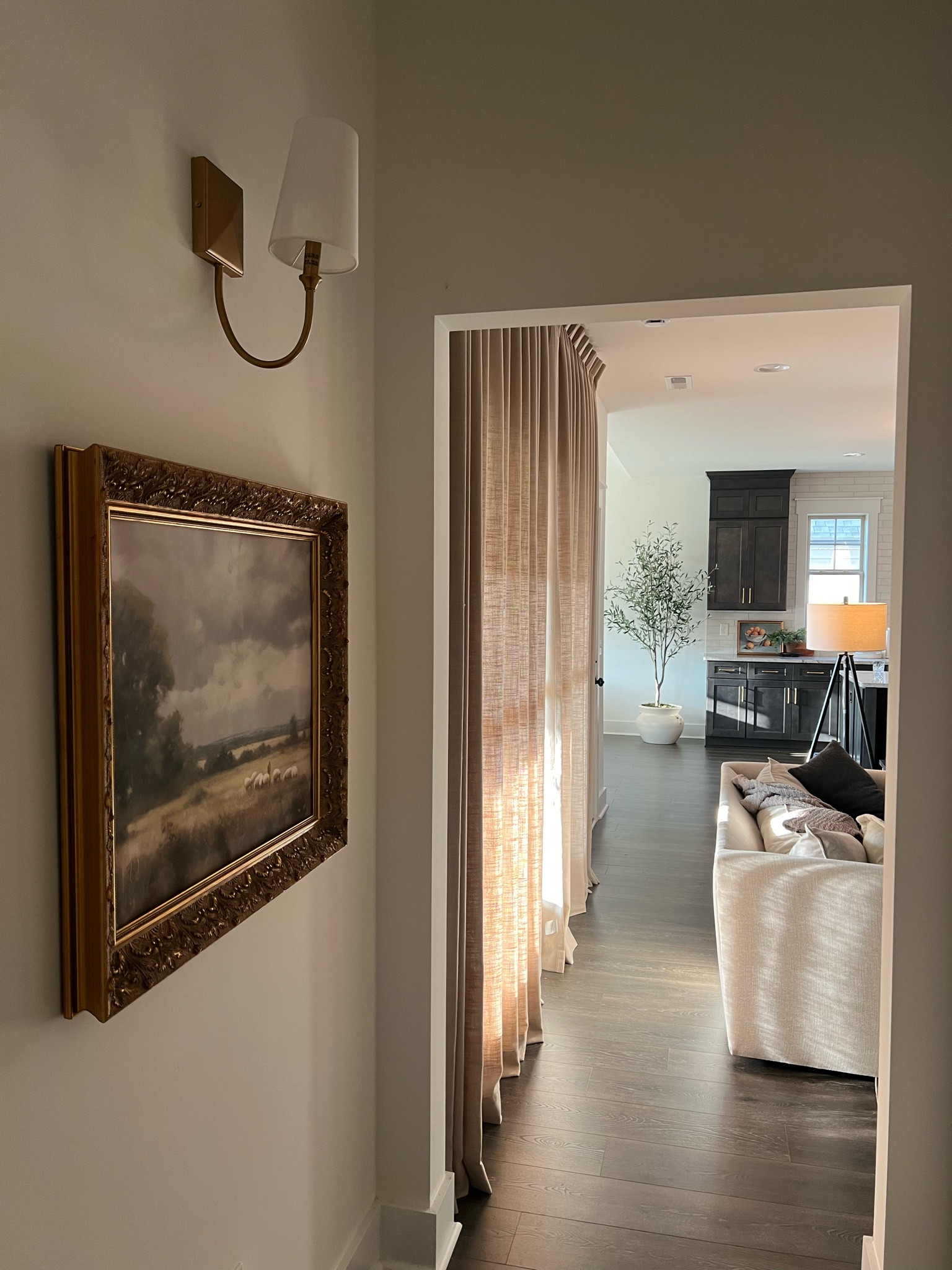 My living room dreams are coming true🍂 
Curtain details:
Curtain type: Lille Linen Blend Custom 
Color: Grey Beige 
Length: 106”
Width: 52”
Unlined 
French Pleat - Triple 

12%OFF code: MACYJ12 (valid for 3 months for all draperies)

#homerilla #homerillacurtains #lille #customcurtains #drapes #windowtreatments 
#linencurtains


#LTKHome #LTKFamily #LTKSeasonal