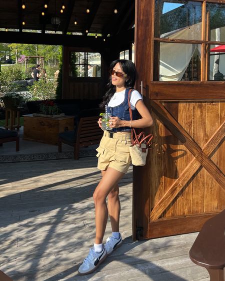 SUMMER OUTFIT  travel outfit, country concert outfit, minimal style, ootd, everyday style, shorts, outfit INSPO

#LTKItBag #LTKStyleTip #LTKTravel