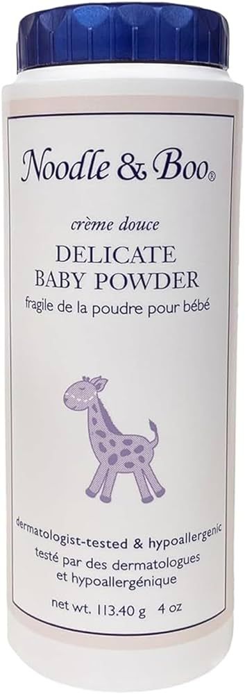 Noodle & Boo Delicate Baby Powder with Pure Cornstarch and Aloe, Talc Free | Amazon (US)