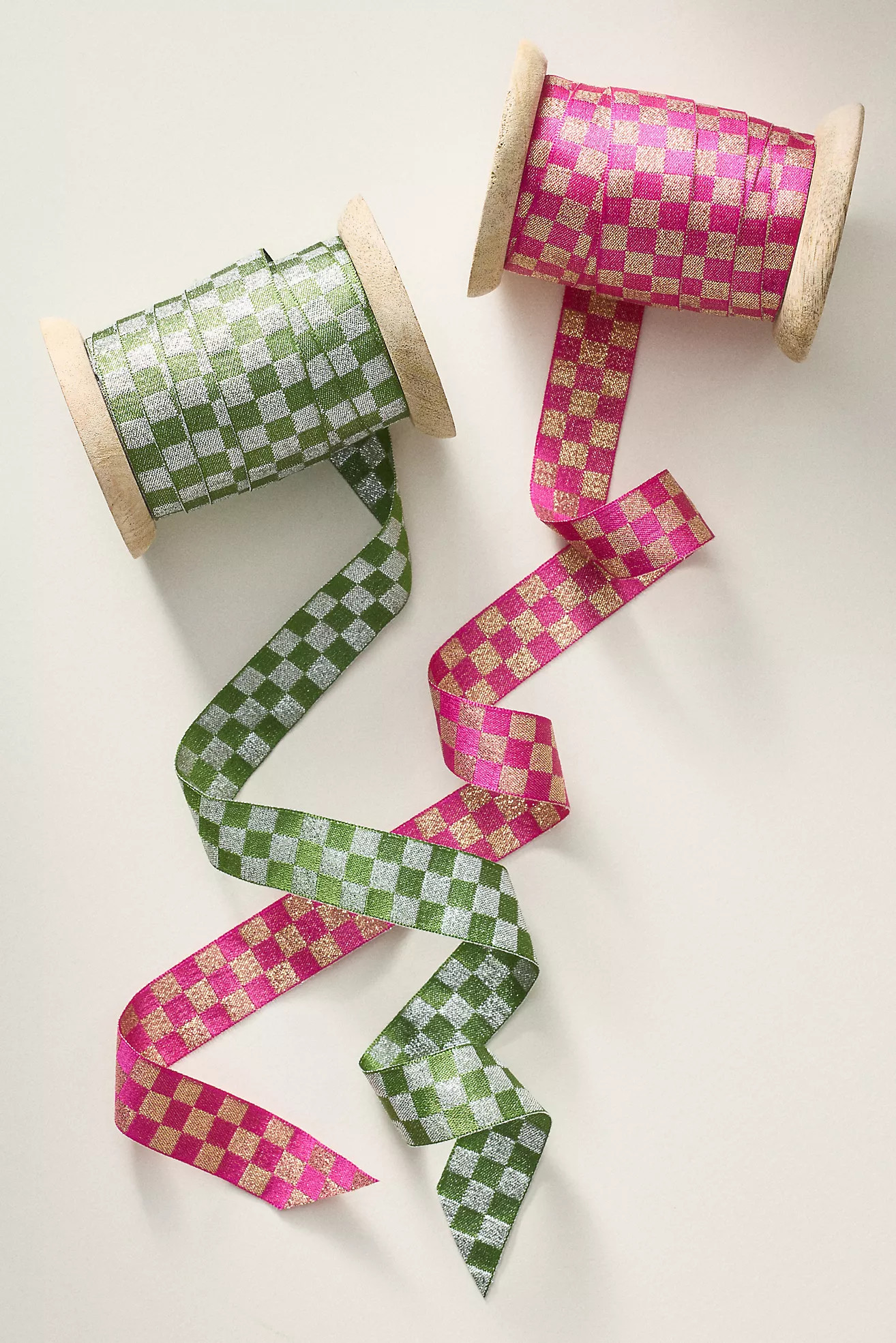 Checkered Gift Ribbon | Anthropologie (US)