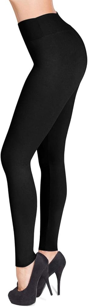 High Waisted Leggings - 25 Colors - Super Soft Full Length Opaque Slim | Amazon (US)
