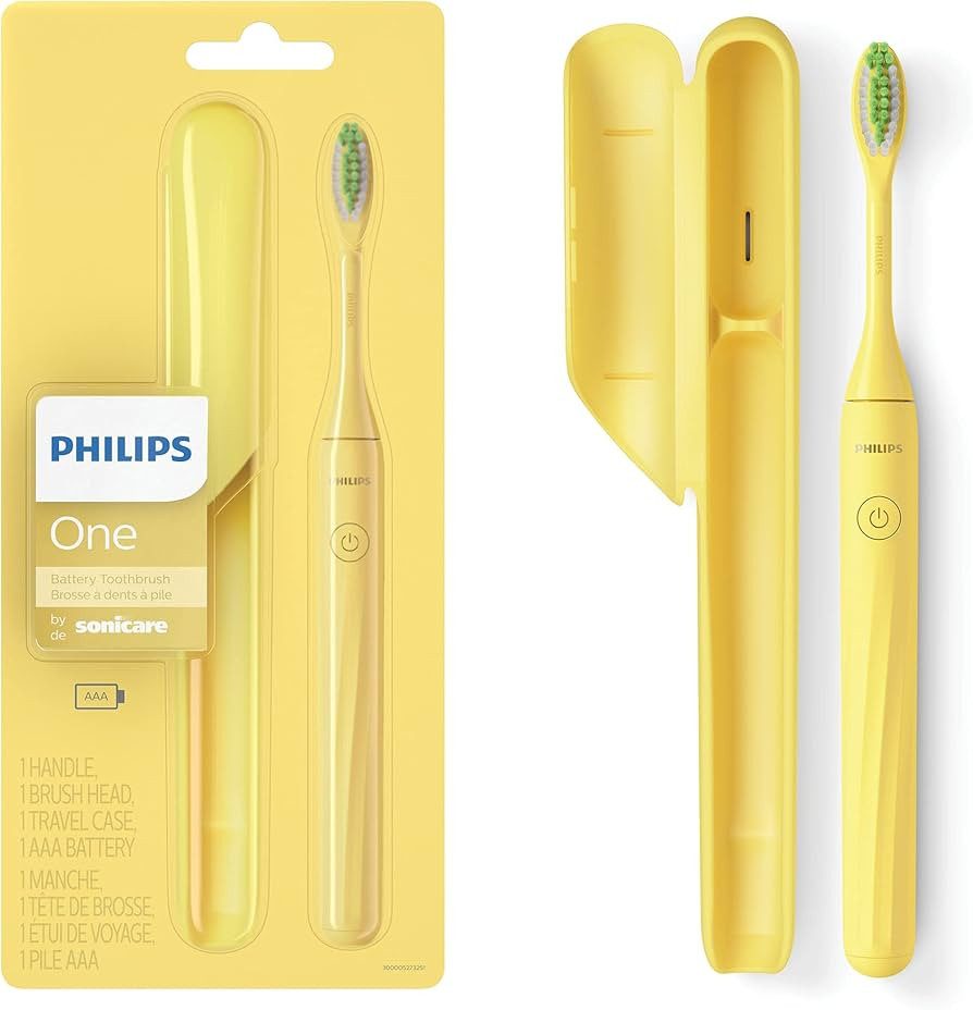 Philips Sonicare Battery Toothbrush, Mango Yellow, HY1100/02 | Amazon (US)