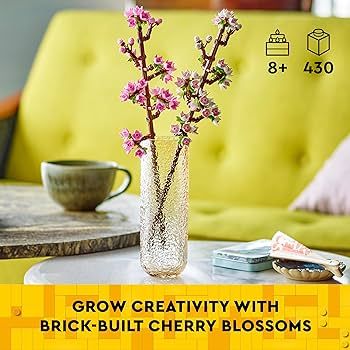 LEGO Cherry Blossoms Celebration Gift, Buildable Floral Display for Creative Kids, White and Pink... | Amazon (CA)