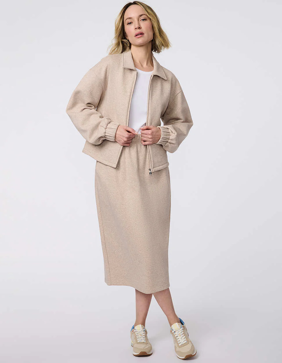 Soft Sculpt Zip Up Jacket | Bernardo Fashions