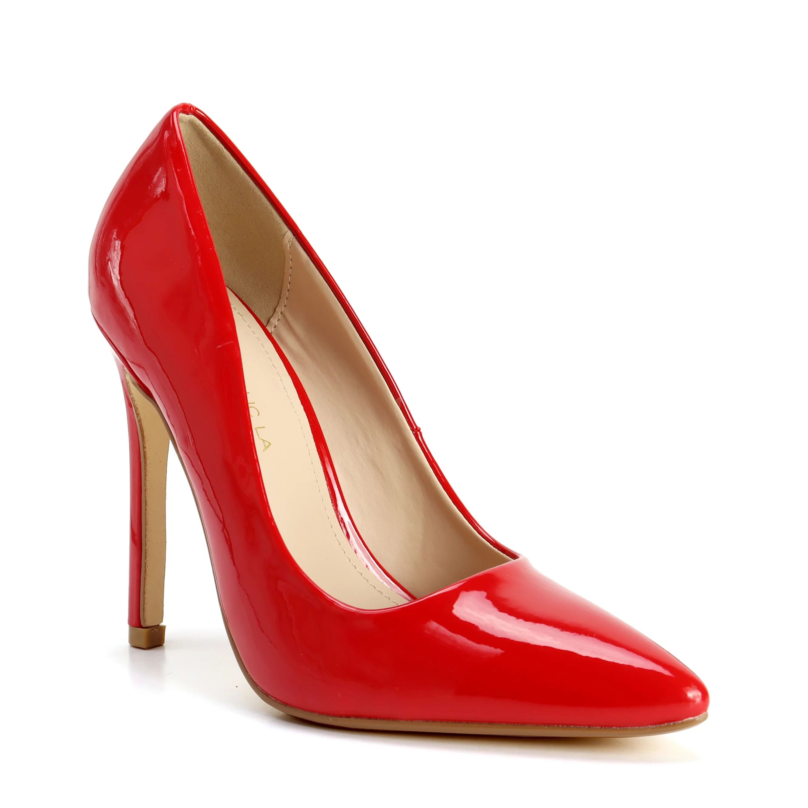 Shoe Republic La Women Pointed Toe Dress Pump Chole Red Size 8.5 | Walmart (US)