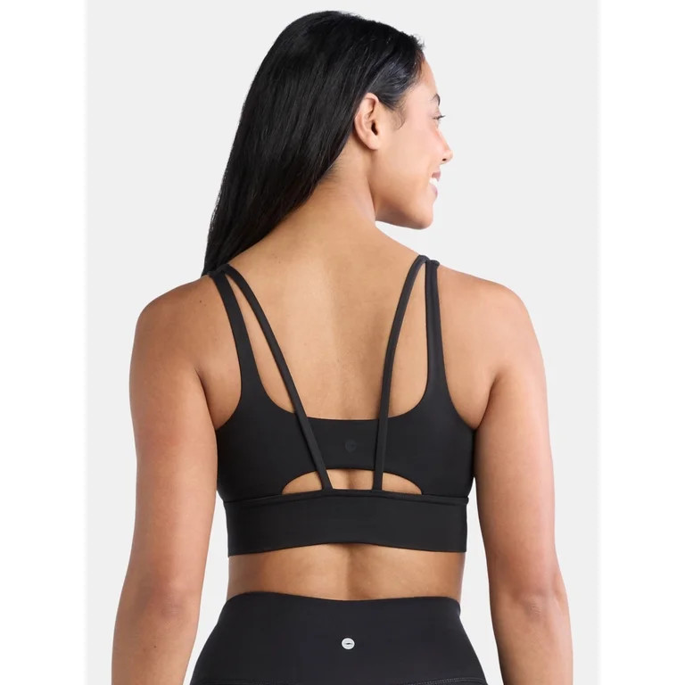 Avia Women's and Women's Plus Two-Strap High Impact Molded Cup Sports Bra, Sizes XS-4X | Walmart (US)