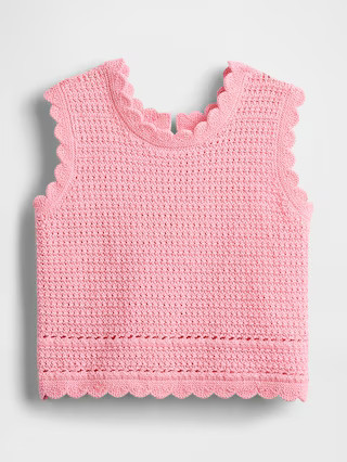 Baby & Toddler Scalloped Crochet Top | Gap (US)