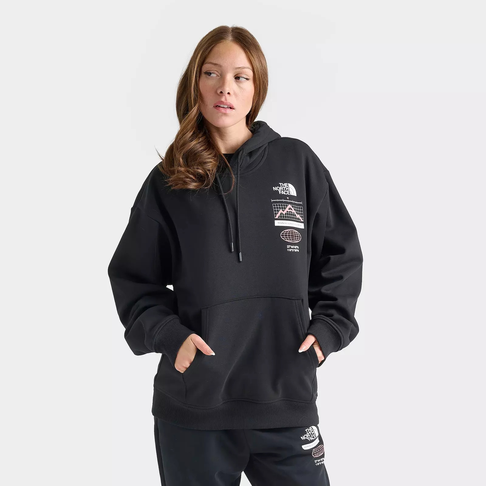 Women's The North Face Tek Oversized Pullover Hoodie | JD Sports (US)