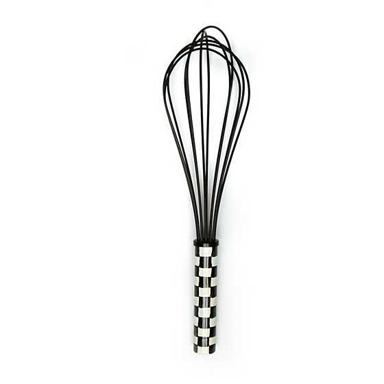 Courtly Check Large Whisk - Black | MacKenzie-Childs