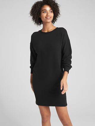 Gap Womens Pullover Sweatshirt Dress True Black Size XS | Gap US