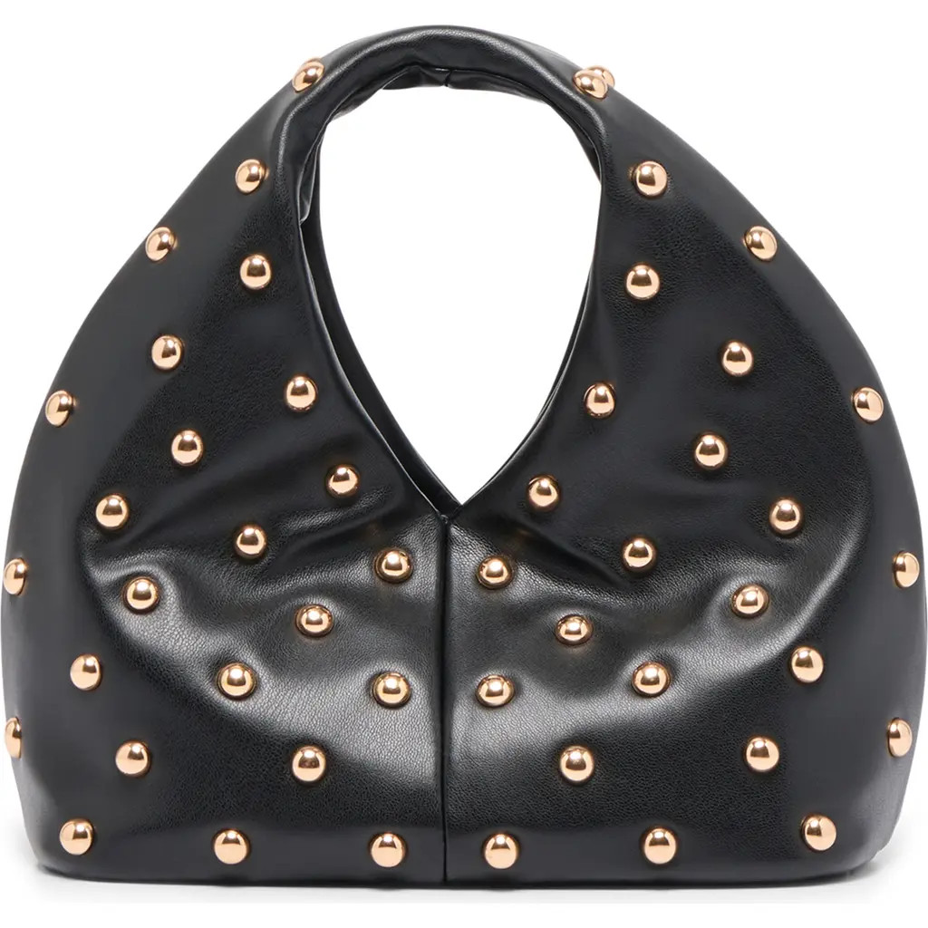 Dolce Vita Dahlia Studded Faux Leather Handbag in Black at Nordstrom | Nordstrom